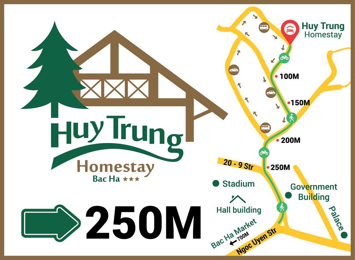 Huy Trung Homestay Bac Ha  Exterior foto